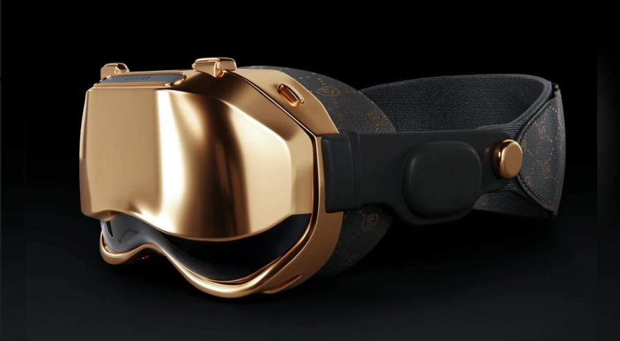 VR/AR Очки Apple Vision Pro в золоте: 39 000 долларов